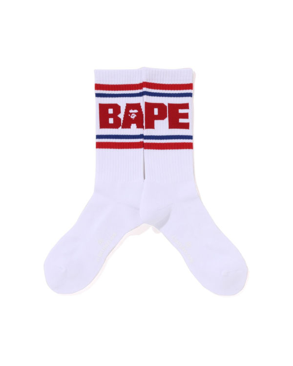 Bape Line Ponozky Panske Svetlo Červené | SK-6987