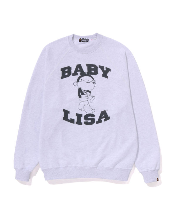 Bape Lisa Oversized Crewneck Mikiny Damske Siva | SK-9374