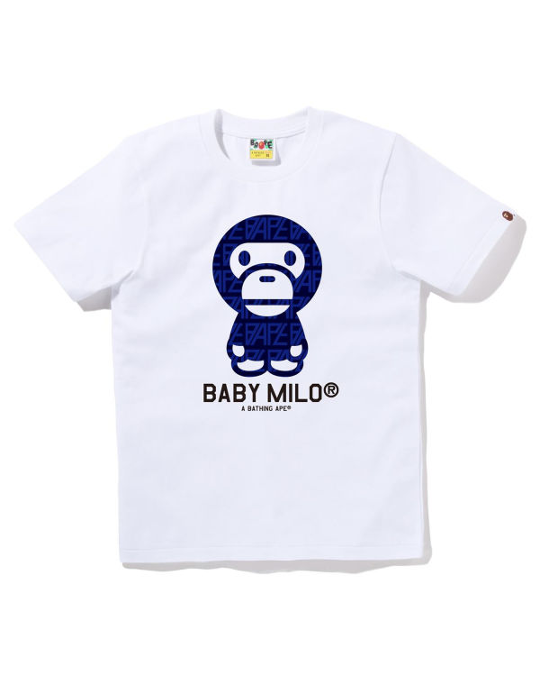 Bape Logo Monogram Milo Tricko Damske Biele | SK-2918