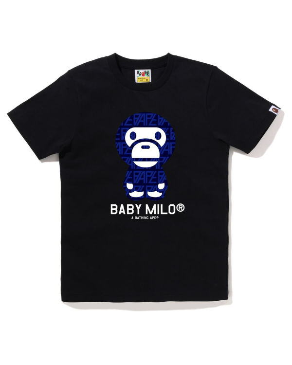 Bape Logo Monogram Milo Tricko Damske Čierne | SK-8273