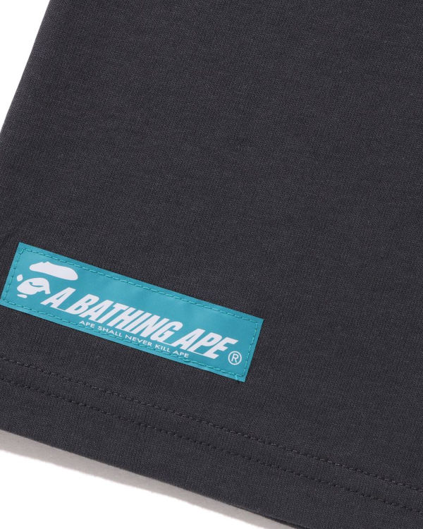 Bape Logo Tricko Panske Tmavo Siva | SK-6328
