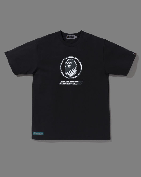 Bape Logo Tricko Panske Tmavo Siva | SK-6328