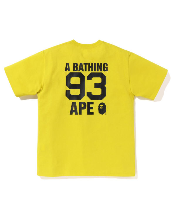 Bape Logo Tricko Panske Žlté | SK-4963