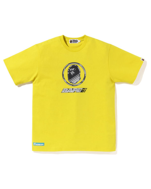 Bape Logo Tricko Panske Žlté | SK-4963