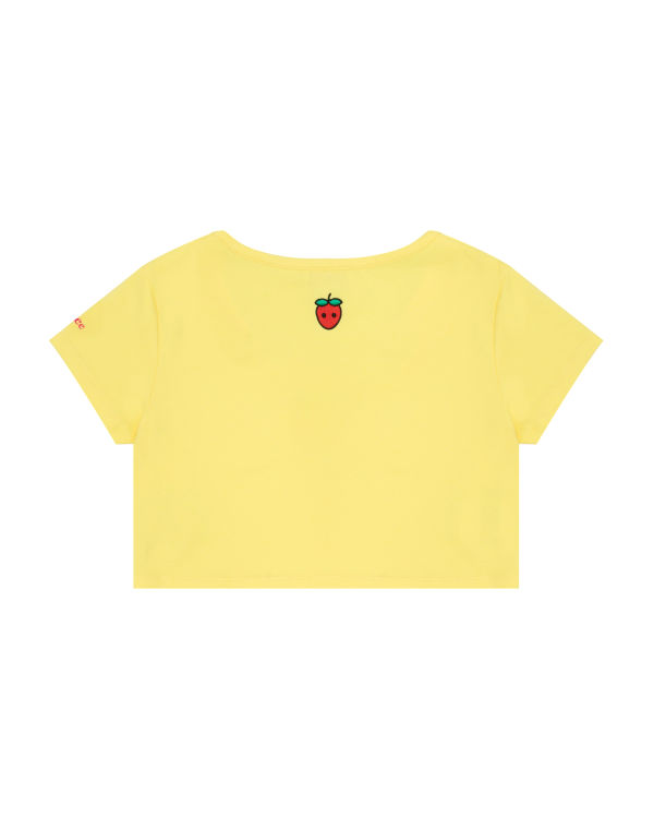 Bape Logo berry Tricko Damske Citrón Žlté | SK-1703