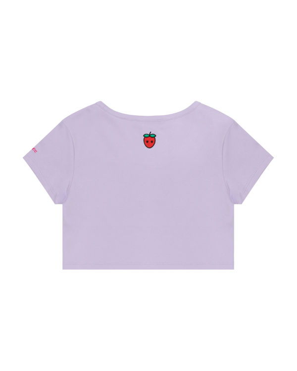Bape Logo berry Tricko Damske Nachový | SK-7426