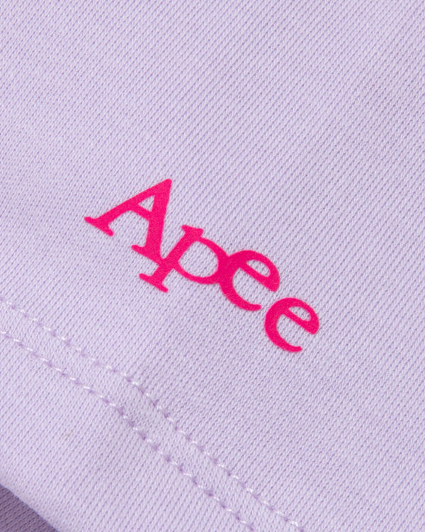 Bape Logo berry Tricko Damske Nachový | SK-7426