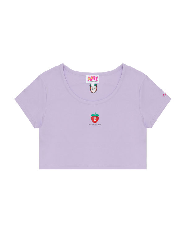 Bape Logo berry Tricko Damske Nachový | SK-7426