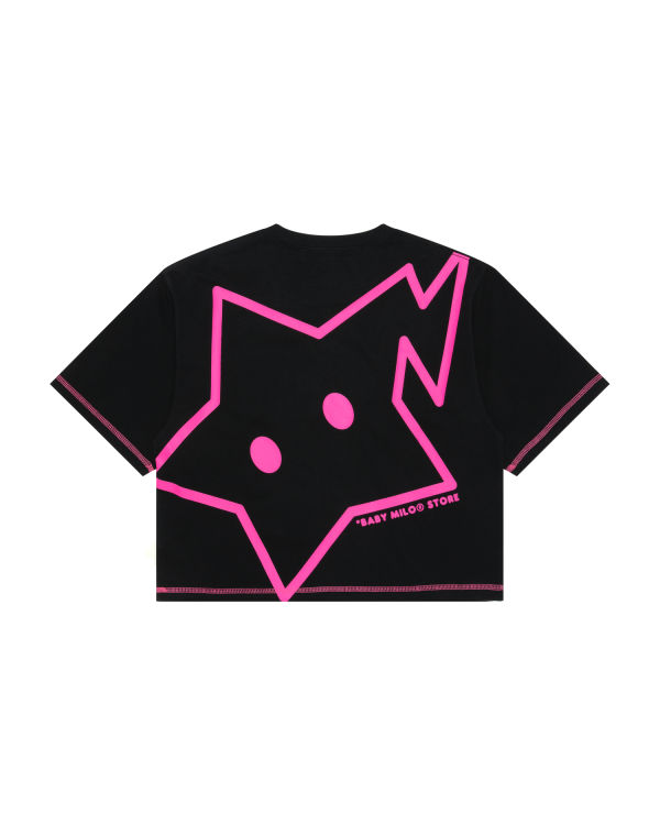 Bape Logo crop fit Tricko Damske Čierne | SK-4893