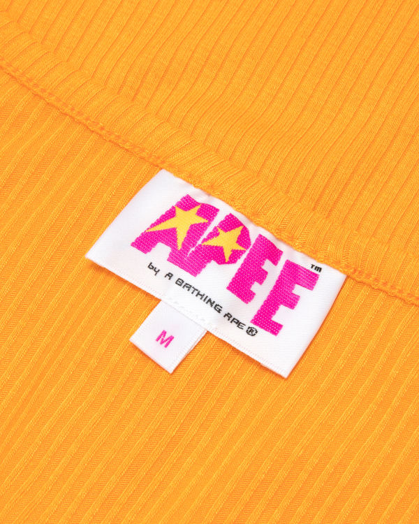 Bape Logo drawstring cropped Blúzky Damske Oranžové | SK-2470