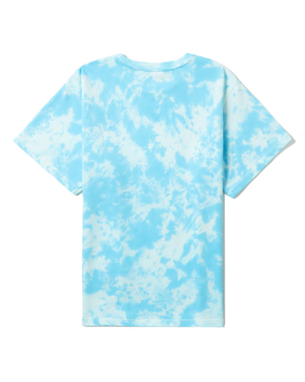 Bape Logo-dye Tricko Damske Modre | SK-5602