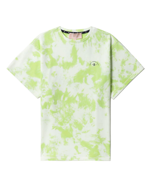 Bape Logo-dye Tricko Damske Svetlo Zelene | SK-2165