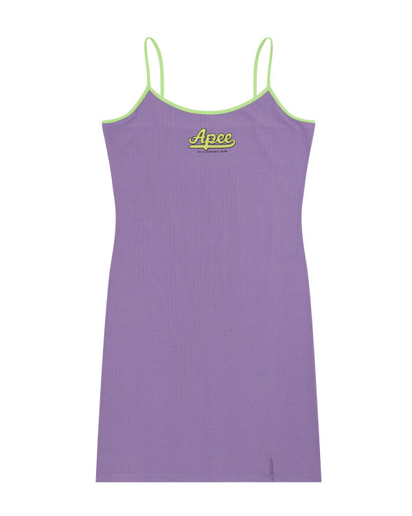 Bape Logo print Saty Damske Nachový | SK-7130