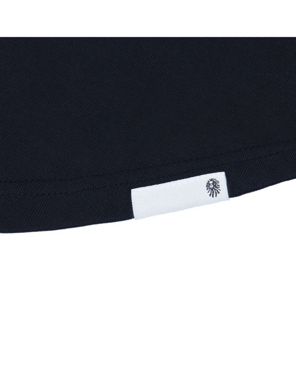 Bape Logo print long sleeve Tricko Panske Námornícka Modrá Modre | SK-4371