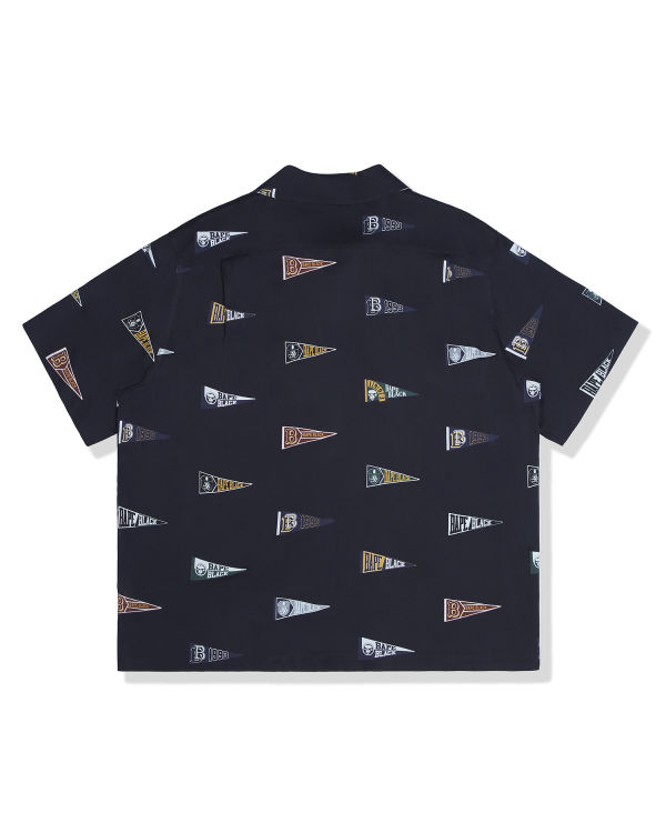 Bape Logo print short sleeve Kosele Panske Čierne | SK-9012