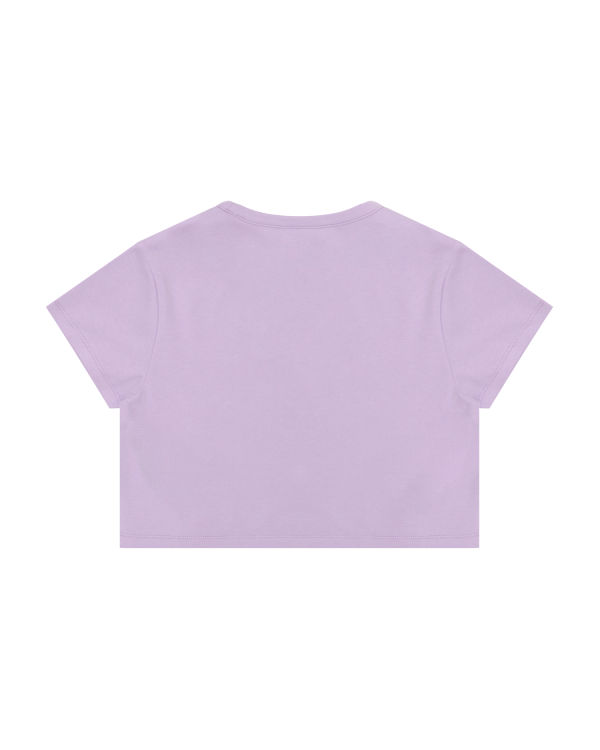 Bape Logo printed slim cut Tricko Damske Nachový | SK-6740