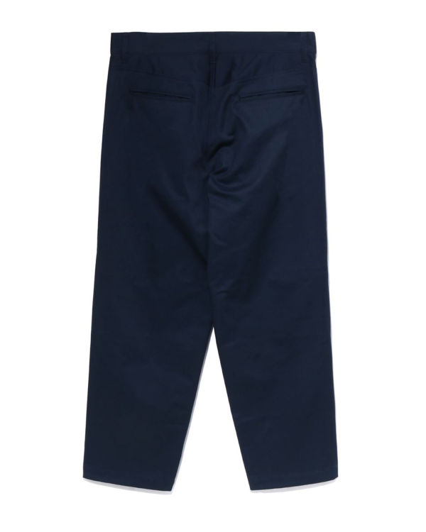 Bape Loose Fit Chino Nohavice Panske Námornícka Modrá Modre | SK-8219