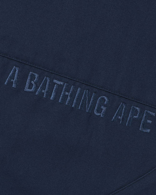 Bape Loose Fit Chino Nohavice Panske Námornícka Modrá Modre | SK-8219