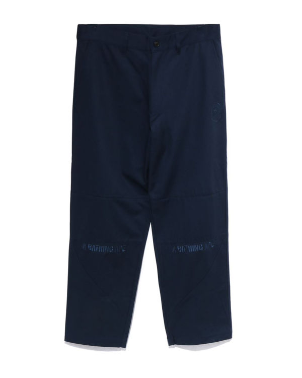 Bape Loose Fit Chino Nohavice Panske Námornícka Modrá Modre | SK-8219