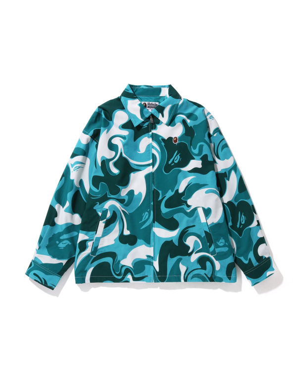 Bape Marble Camo Oversized Zip Bundy Damske Mätové | SK-6825