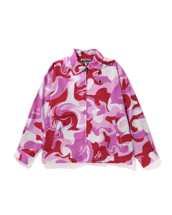 Bape Marble Camo Oversized Zip Bundy Damske Ruzove | SK-7014
