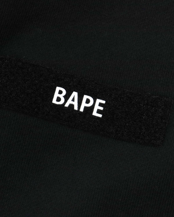 Bape Military Patch Heavy Weight Mikiny S Kapucňou Panske Čierne | SK-0279