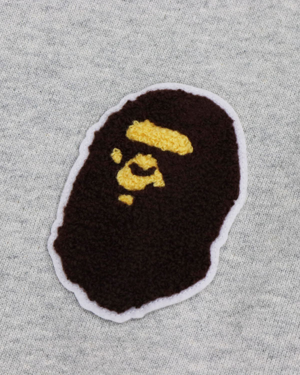 Bape Military Patch Heavy Weight Mikiny S Kapucňou Panske Siva | SK-5893