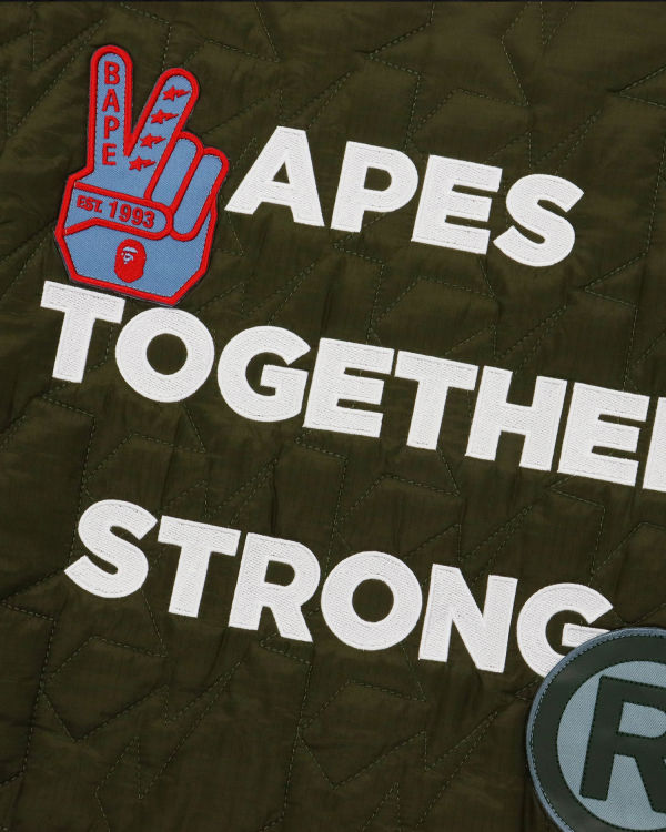 Bape Military Patch Liner Bundy Panske Zelene | SK-0245