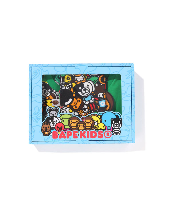 Bape Milo All Safari Gift Oblek Detske Tyrkysové | SK-8706