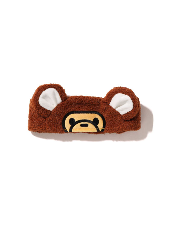 Bape Milo Bear Ear Boa Vlasové Doplnky Detske Hnede | SK-4562