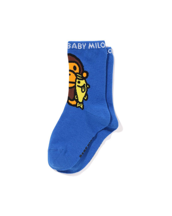 Bape Milo Black Bass Ponozky Detske Modre | SK-3496