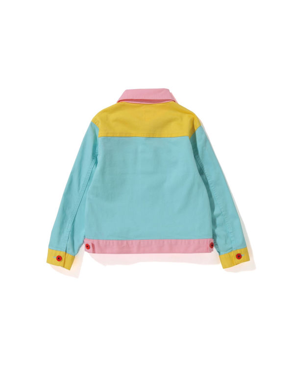 Bape Milo Button Fly Bundy Detske Modre Žlté Ruzove | SK-4903