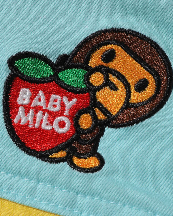Bape Milo Button Fly Bundy Detske Modre Žlté Ruzove | SK-4903