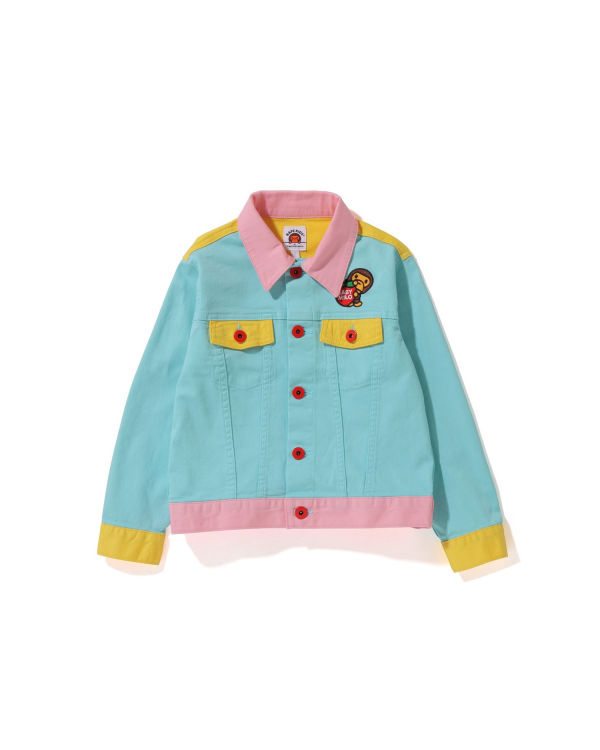 Bape Milo Button Fly Bundy Detske Modre Žlté Ruzove | SK-4903