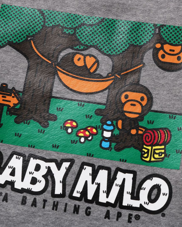Bape Milo Camo Hammock Crewneck Mikiny Detske Siva | SK-7019