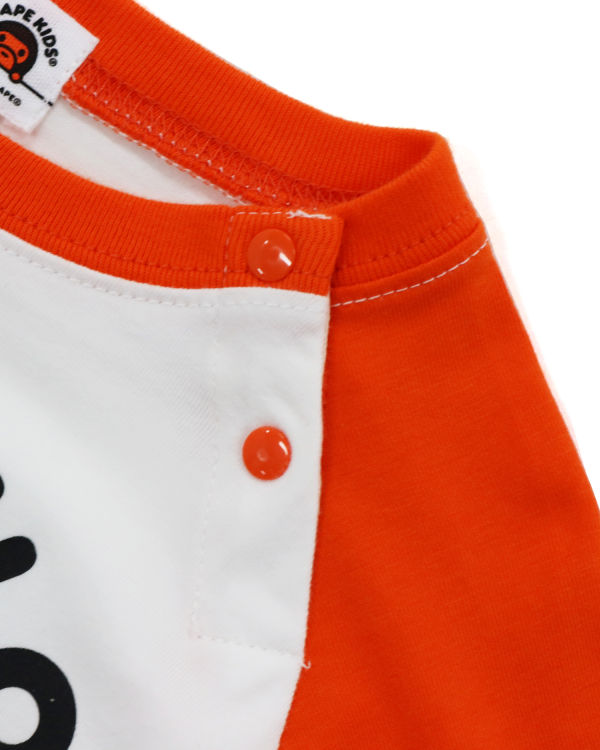 Bape Milo Circus L/S romper Body Detske Oranžové | SK-7461