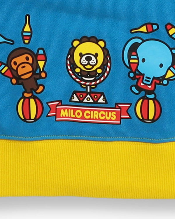 Bape Milo Clown Zip Mikiny S Kapucňou Detske Modre Žlté Červené | SK-6374