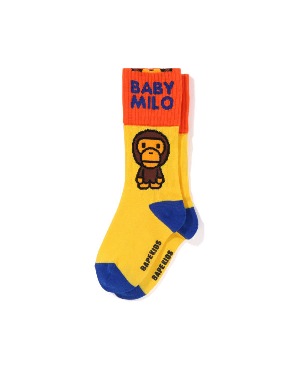 Bape Milo Cuffs Ponozky Detske Žlté | SK-2367