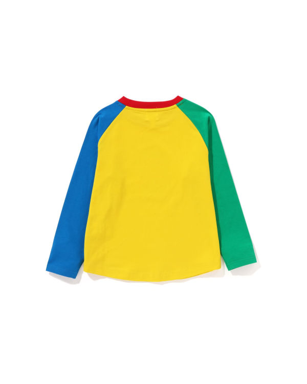 Bape Milo Donuts Raglan L/S Tricko Detske Žlté | SK-3268