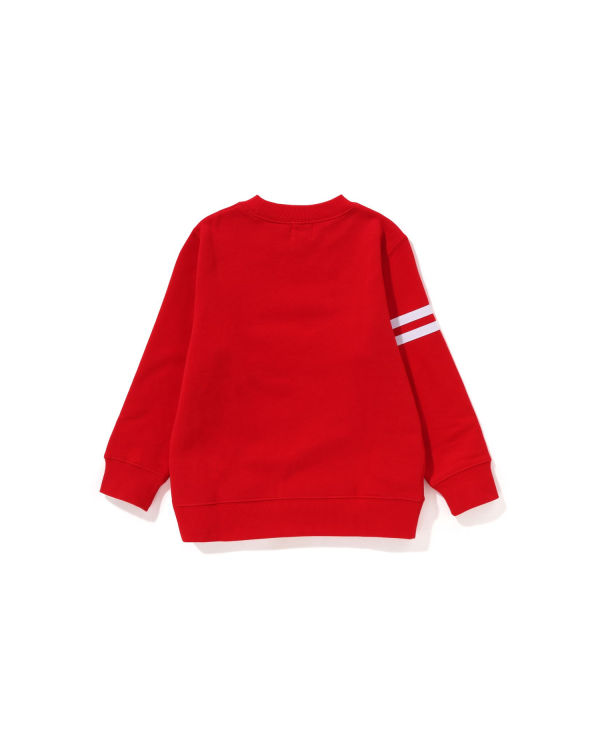 Bape Milo Emblem Crewneck Mikiny Detske Svetlo Červené | SK-0894