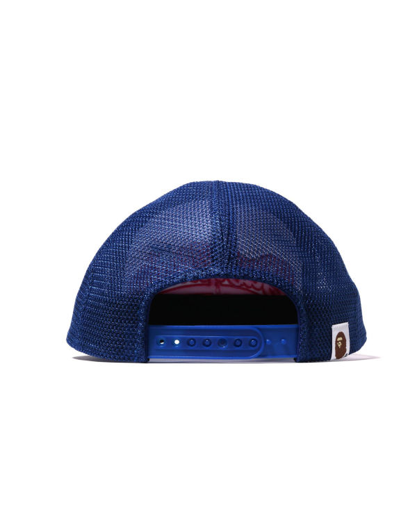 Bape Milo Embroidery Mesh Caps Damske Modre | SK-7341