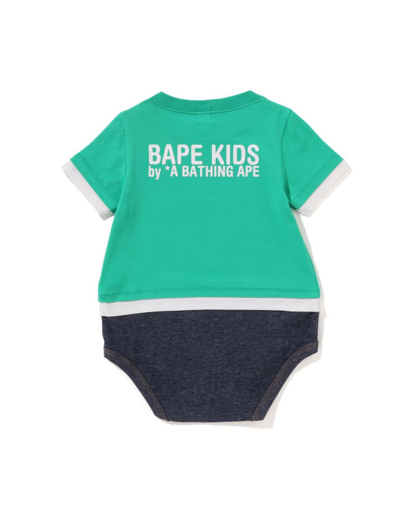 Bape Milo Face Layered Body Detske Svetlo Zelene | SK-0647