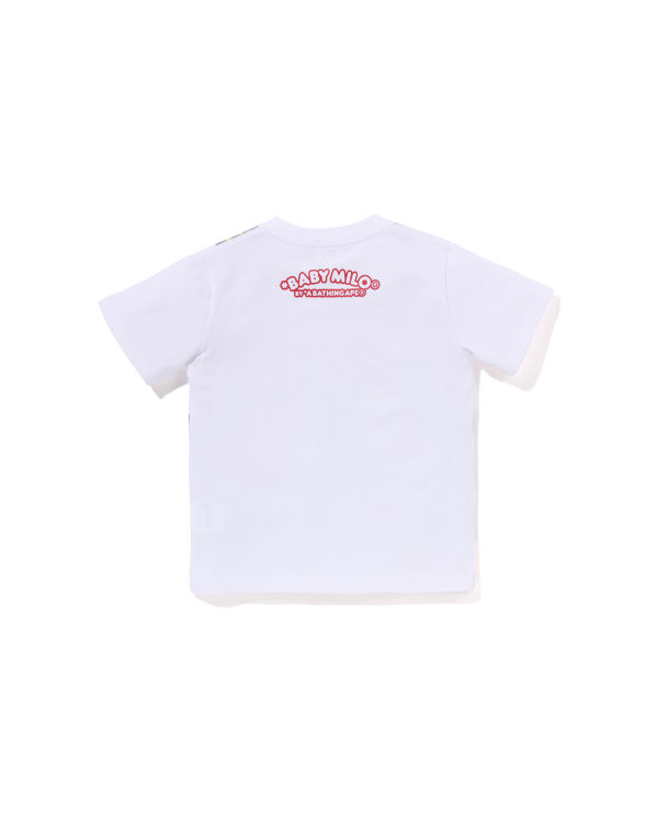 Bape Milo Fishing Print Tricko Detske Biele | SK-0219