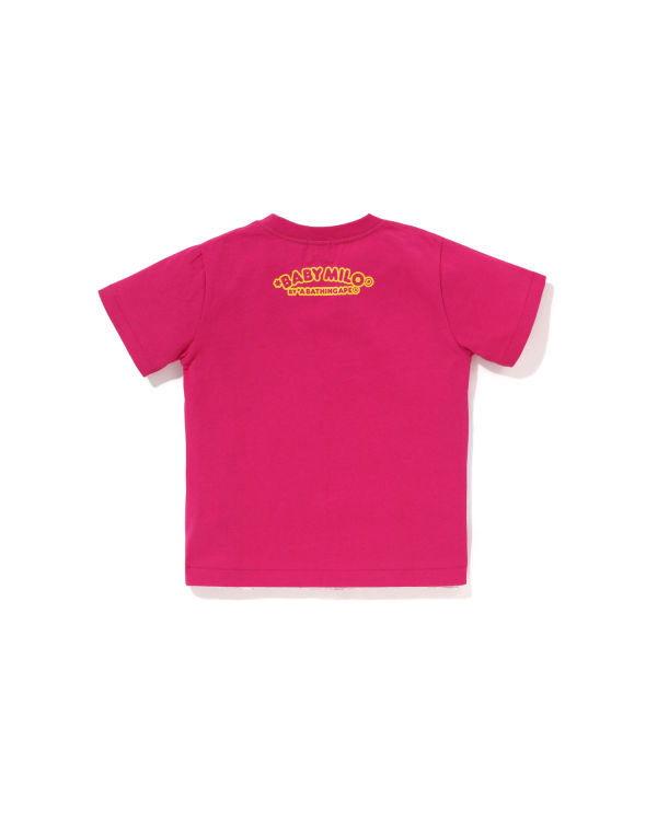 Bape Milo Fishing Print Tricko Detske Ruzove | SK-7682