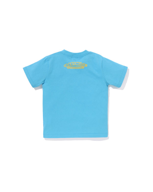 Bape Milo Fishing Print Tricko Detske Svetlo Modre | SK-8462