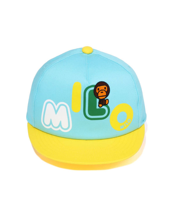Bape Milo Font Caps Detske Svetlo Modre | SK-8517