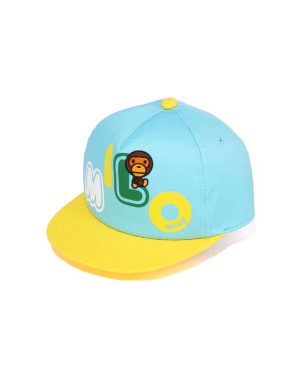 Bape Milo Font Caps Detske Svetlo Modre | SK-8517