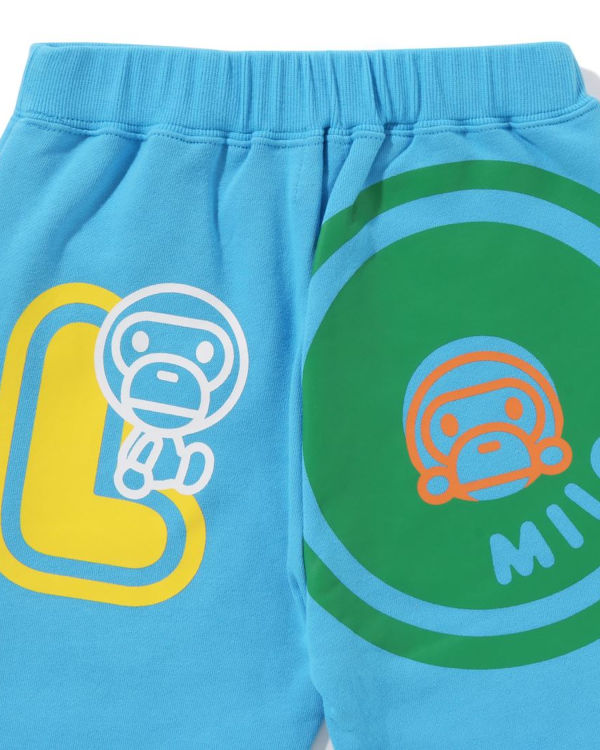 Bape Milo Font Tepláky Detske Modre | SK-1890