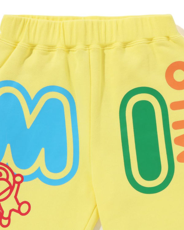 Bape Milo Font Tepláky Detske Žlté | SK-2735