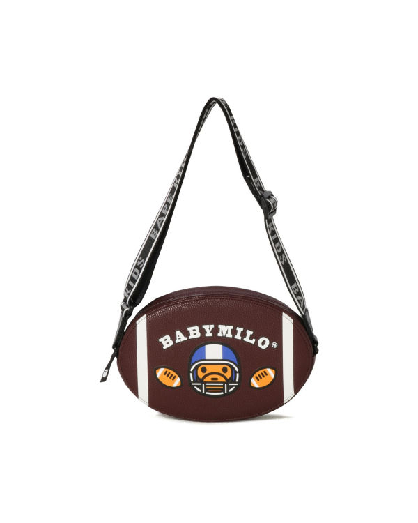 Bape Milo Football Taška Cez Rameno Detske Hnede | SK-1708